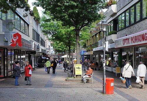 Louisenstraße shopping street in Bad Homburg