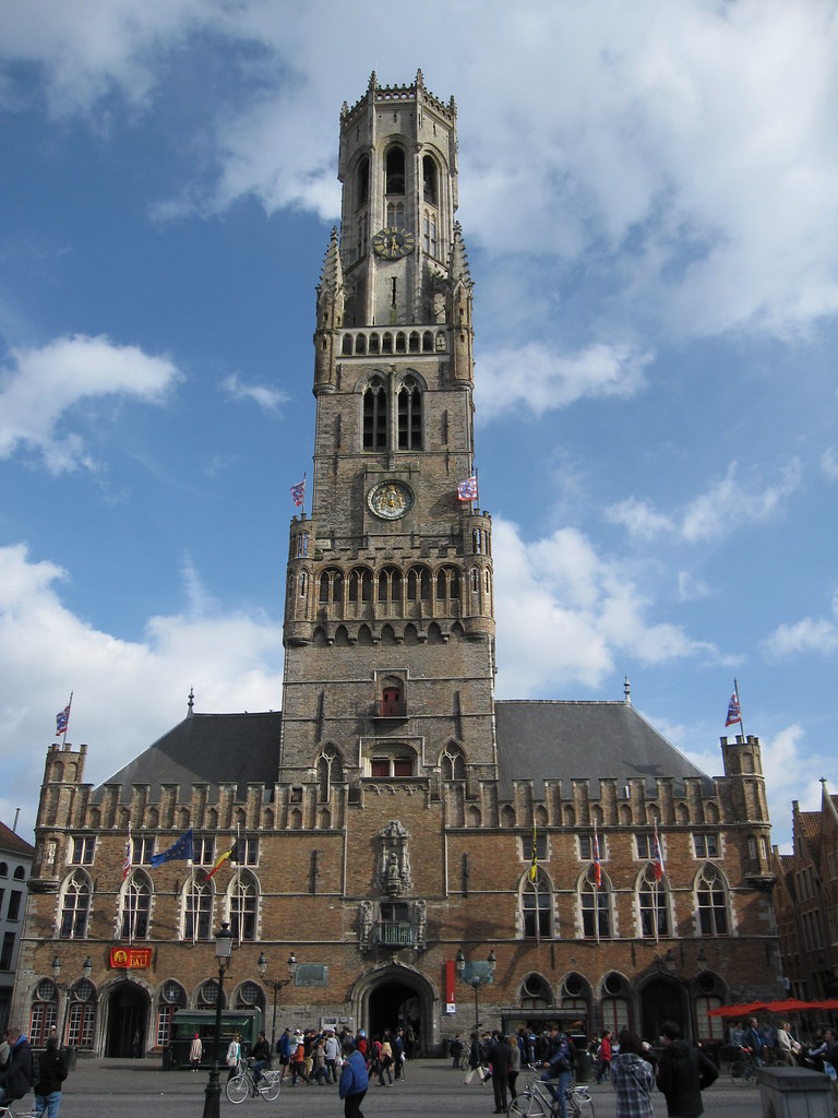 Bruges Belfry tower on the Markt