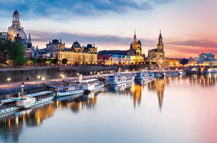 Dresden Elbe River