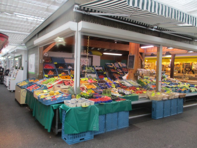Carlsplatz Market stalls in Düsseldorf