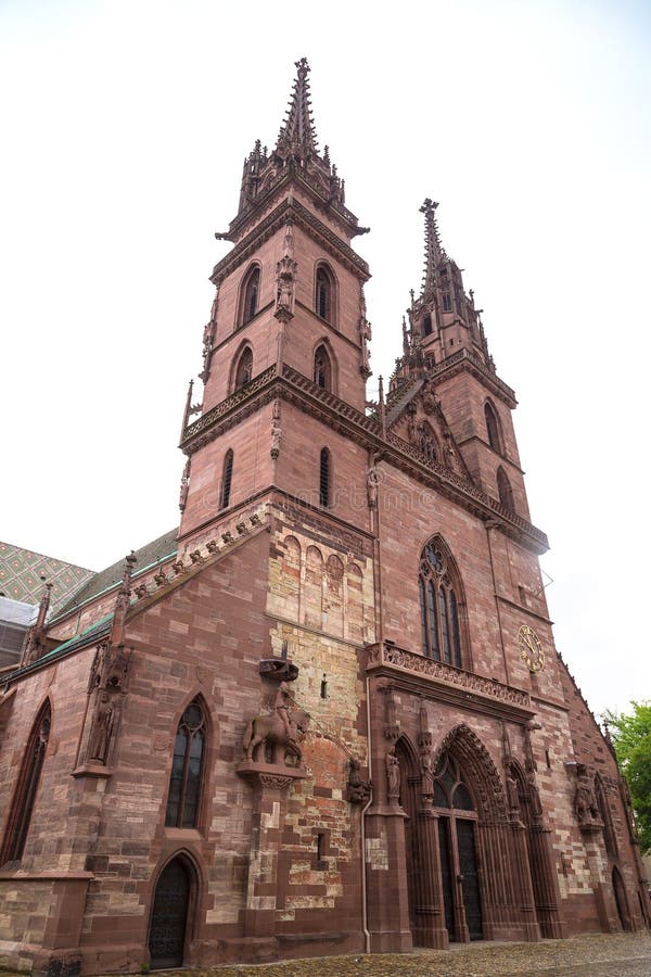 Freiburg Münster cathedral tower over the old town