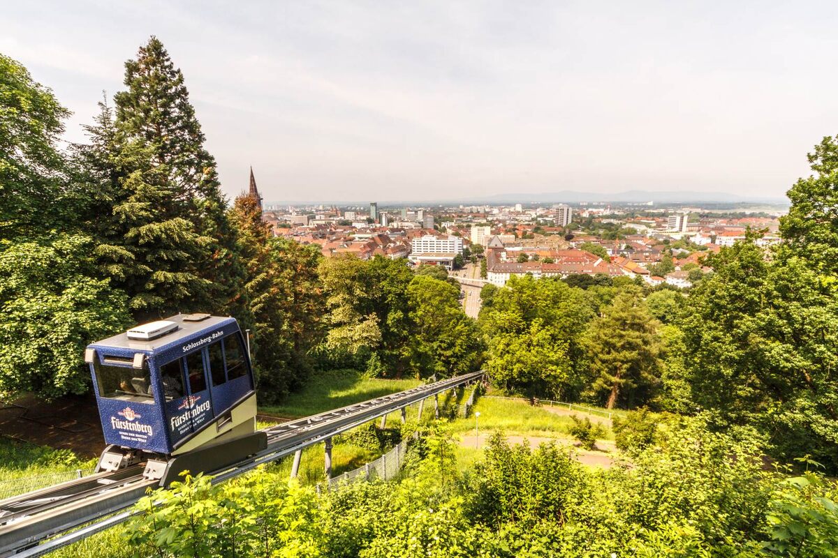 View from Schlossberg over Freiburg old town