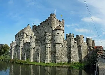 Gravensteen Castle in Ghent