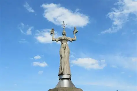 Imperia statue at the harbor in Konstanz