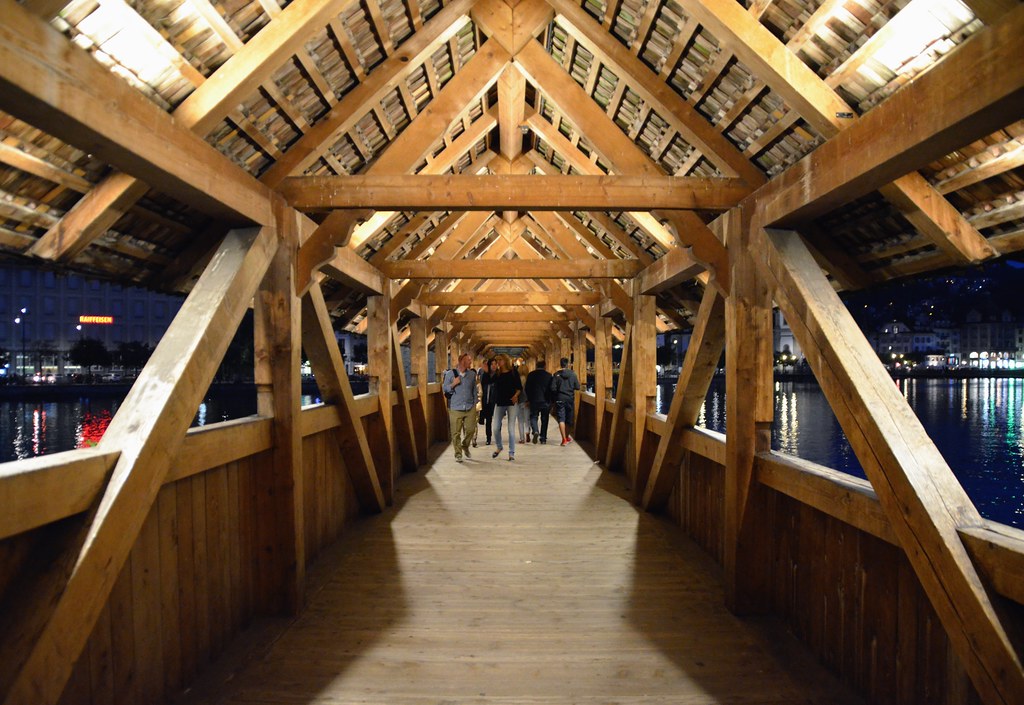 Lucerne Chapel Bridge Detail