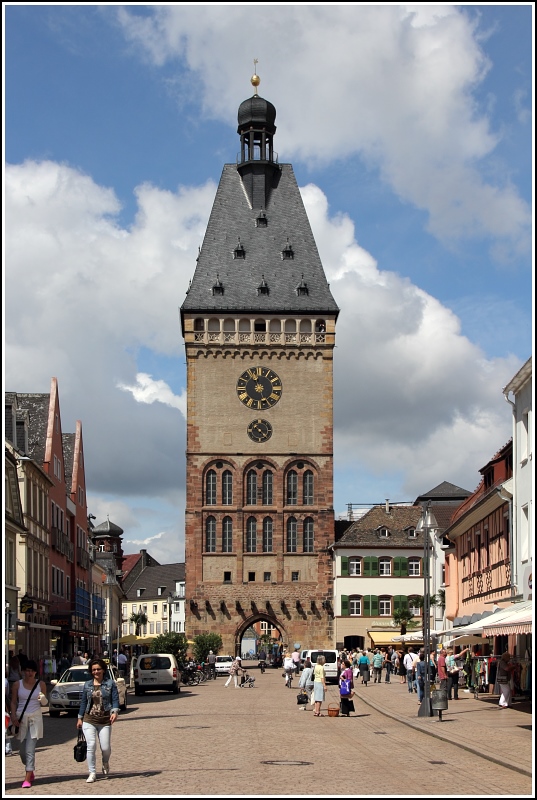 Altpörtel city gate tower in Speyer